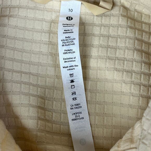 Lululemon Shirt Womens 10 Snap Utility Overshirt Contrast Pockets Shacket Safari - Picture 5 of 16